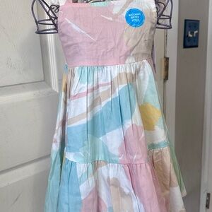 Pastel Multicolor Toddler Dress